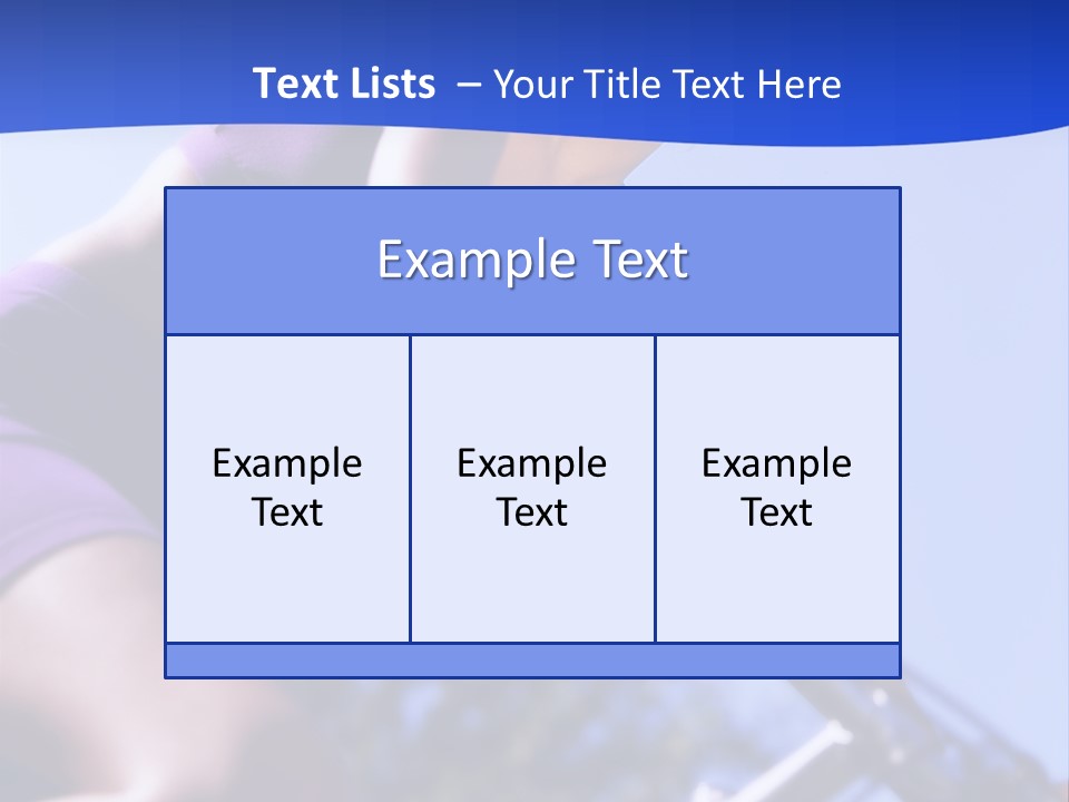 Woman On Bicycle PowerPoint Template