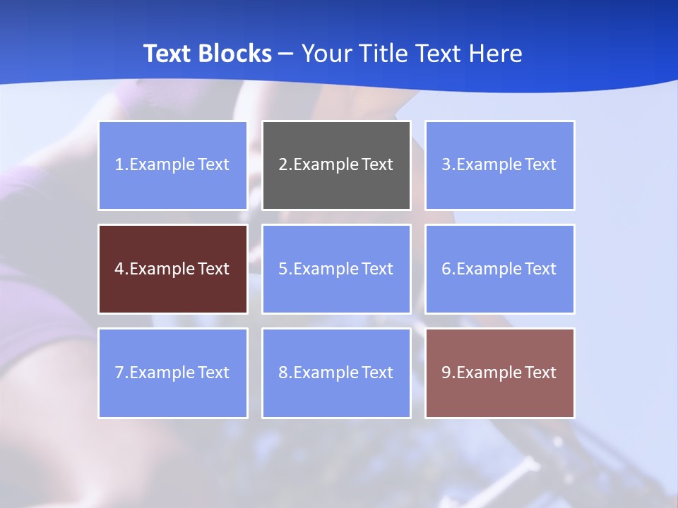 Woman On Bicycle PowerPoint Template