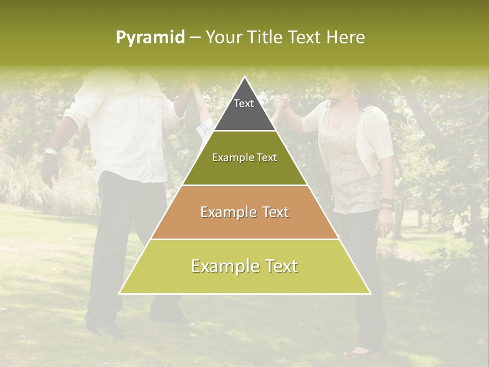 Hispanic Man, Woman And Child Having Fun In The Park. PowerPoint Template