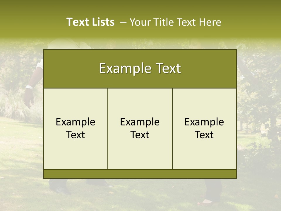 Hispanic Man, Woman And Child Having Fun In The Park. PowerPoint Template