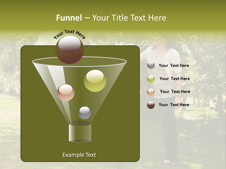 Hispanic Man, Woman And Child Having Fun In The Park. PowerPoint Template