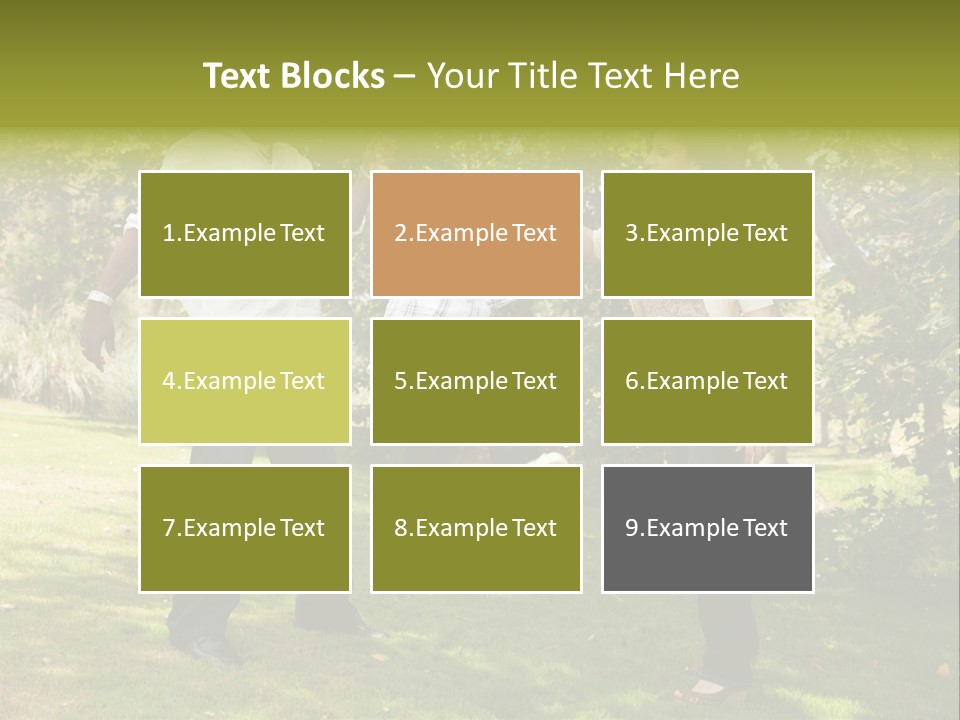 Hispanic Man, Woman And Child Having Fun In The Park. PowerPoint Template