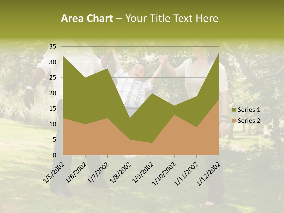Hispanic Man, Woman And Child Having Fun In The Park. PowerPoint Template