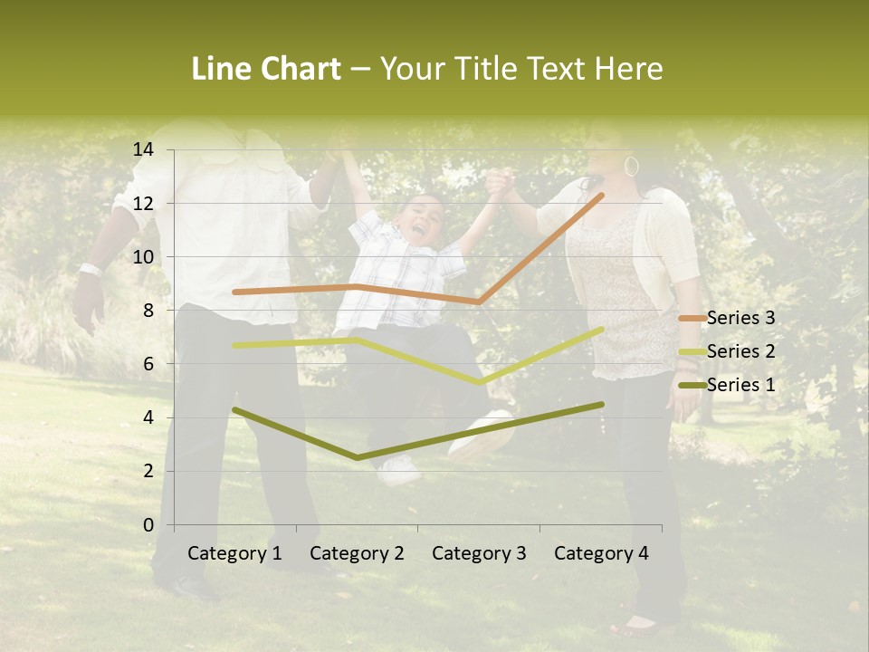 Hispanic Man, Woman And Child Having Fun In The Park. PowerPoint Template