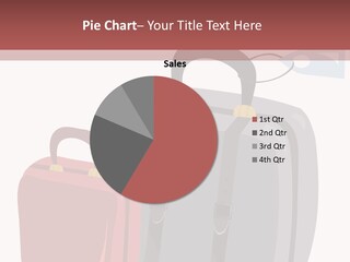 Vector Illustration With Suitcases For Travel PowerPoint Template