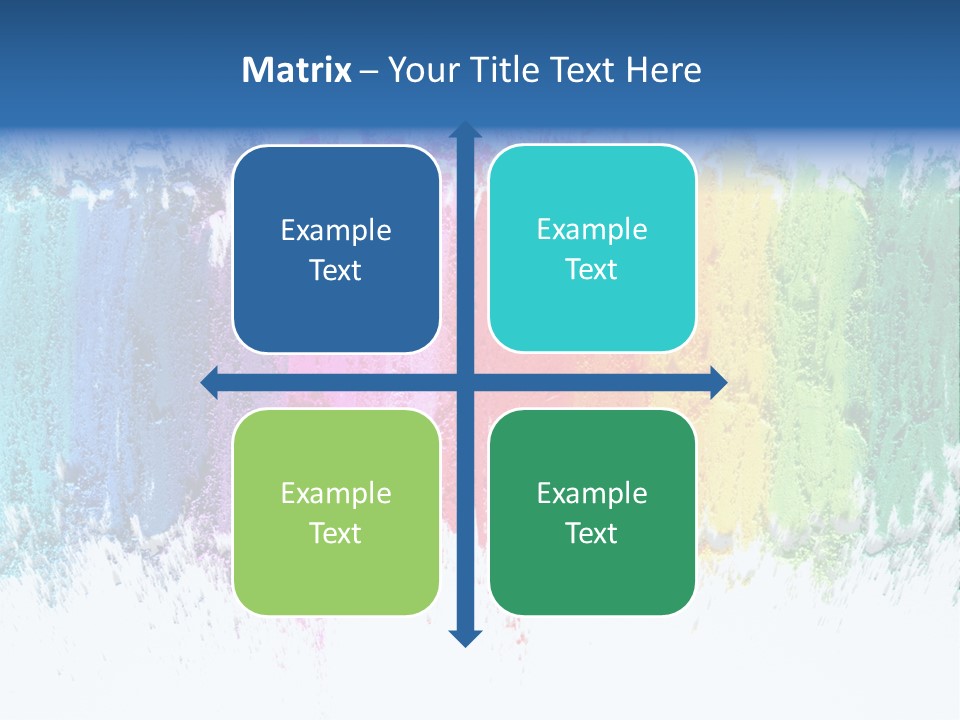 Colorful Pastel Sticks Texture PowerPoint Template
