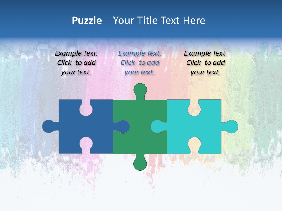 Colorful Pastel Sticks Texture PowerPoint Template