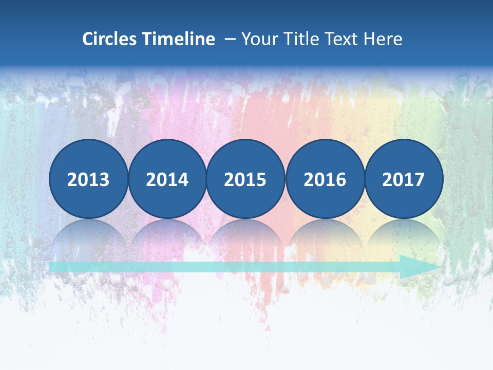 Colorful Pastel Sticks Texture PowerPoint Template