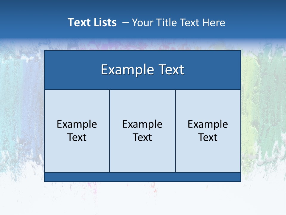 Colorful Pastel Sticks Texture PowerPoint Template