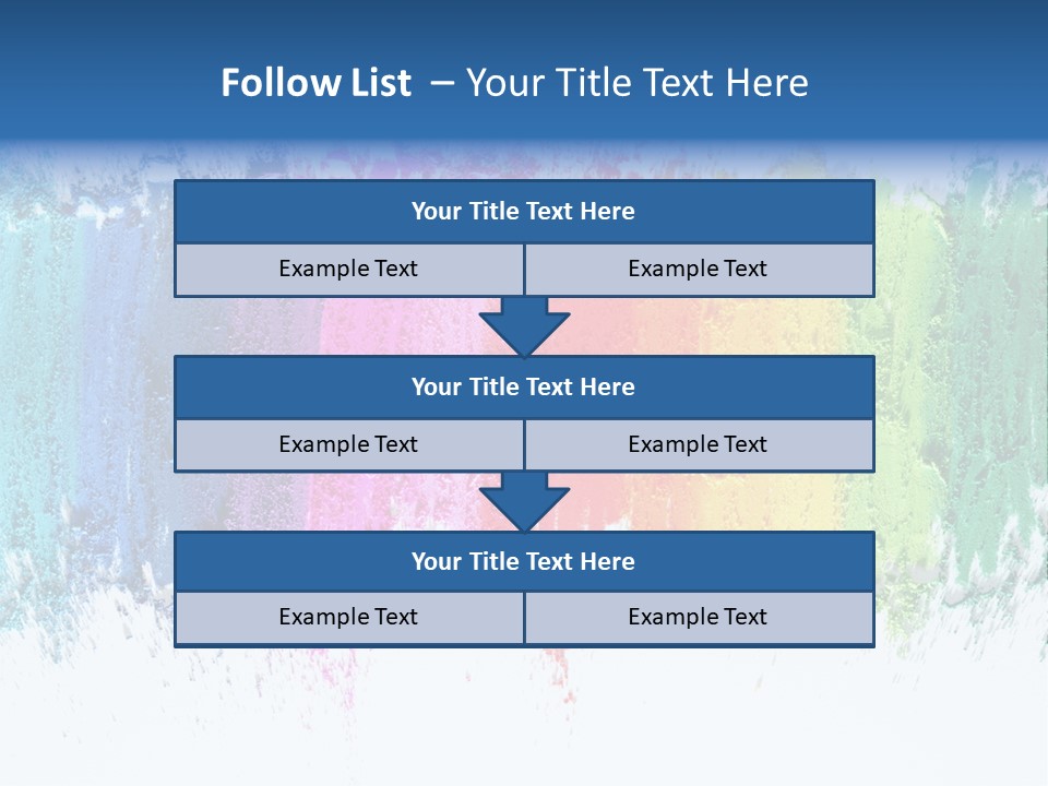 Colorful Pastel Sticks Texture PowerPoint Template