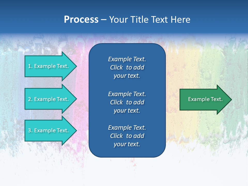 Colorful Pastel Sticks Texture PowerPoint Template