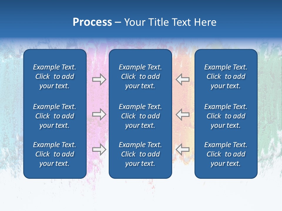 Colorful Pastel Sticks Texture PowerPoint Template