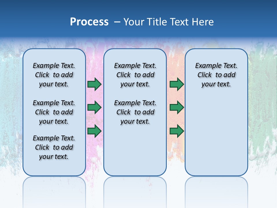 Colorful Pastel Sticks Texture PowerPoint Template