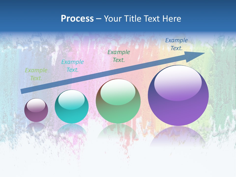 Colorful Pastel Sticks Texture PowerPoint Template