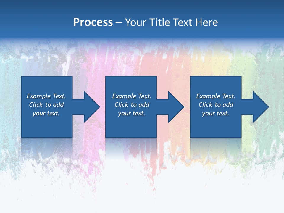 Colorful Pastel Sticks Texture PowerPoint Template