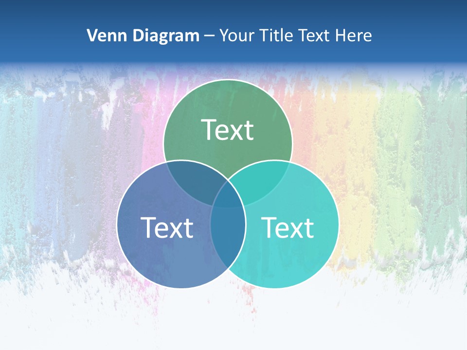 Colorful Pastel Sticks Texture PowerPoint Template