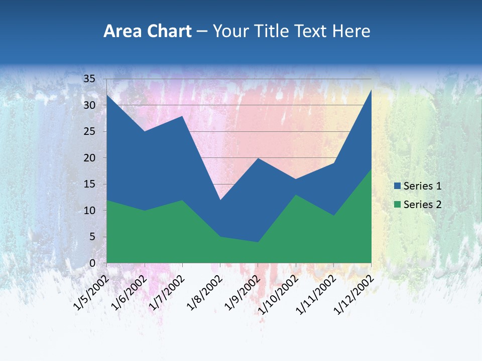 Colorful Pastel Sticks Texture PowerPoint Template