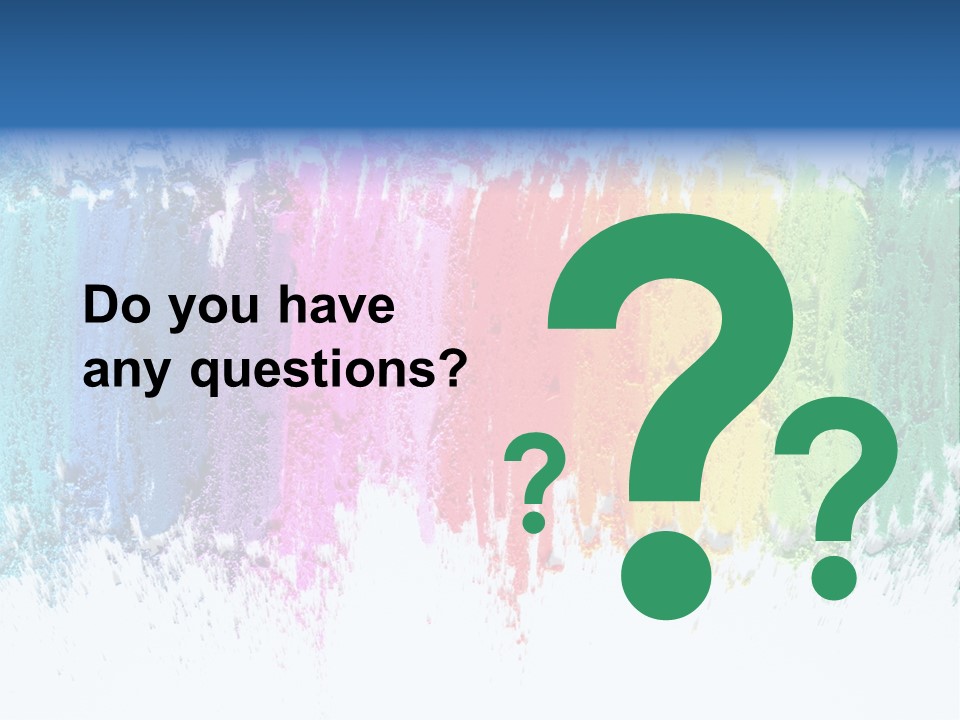 Colorful Pastel Sticks Texture PowerPoint Template