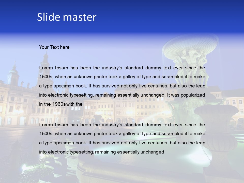 Ceske Budejovice PowerPoint Template