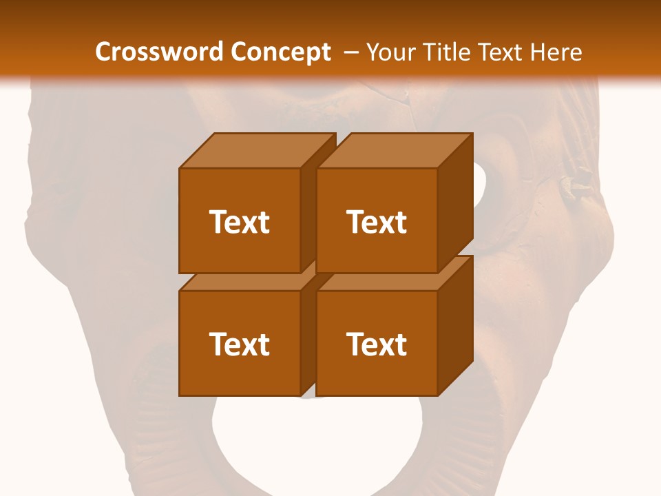 Antique Greek Theatrical Mask Isolated On White PowerPoint Template