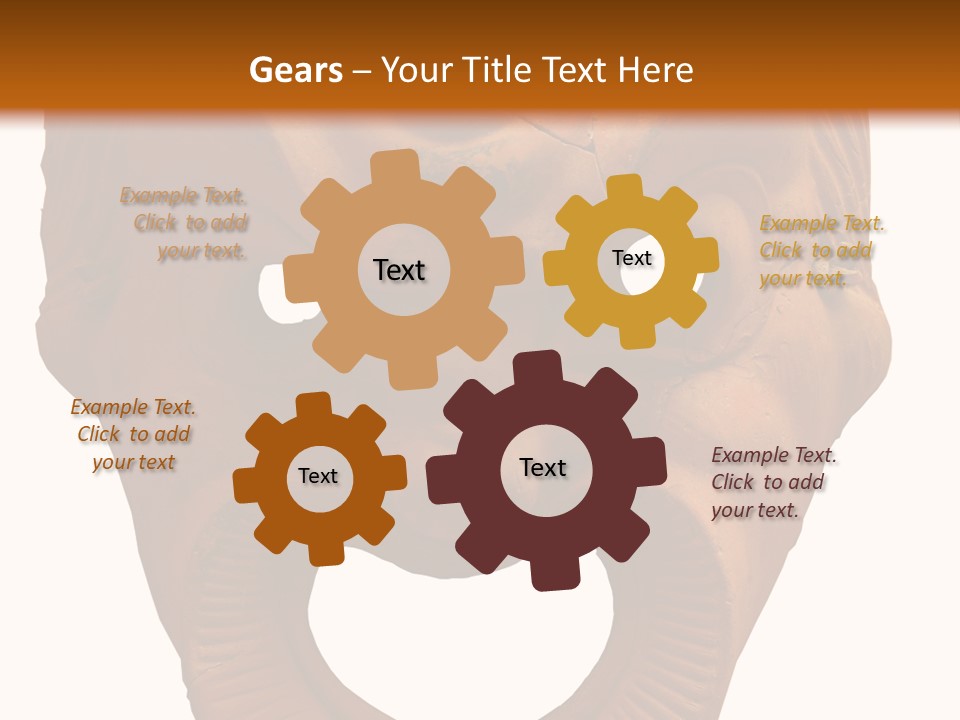 Antique Greek Theatrical Mask Isolated On White PowerPoint Template