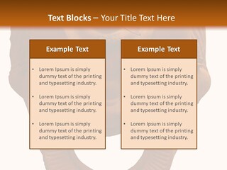 Antique Greek Theatrical Mask Isolated On White PowerPoint Template