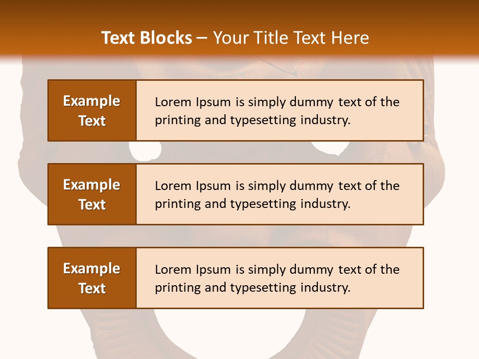 Antique Greek Theatrical Mask Isolated On White PowerPoint Template