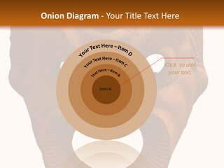 Antique Greek Theatrical Mask Isolated On White PowerPoint Template