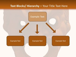 Antique Greek Theatrical Mask Isolated On White PowerPoint Template