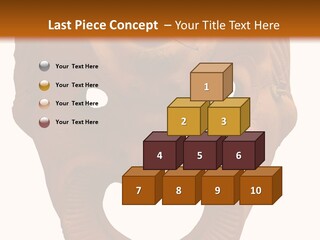 Antique Greek Theatrical Mask Isolated On White PowerPoint Template