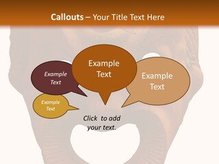 Antique Greek Theatrical Mask Isolated On White PowerPoint Template