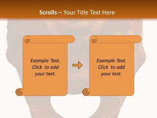 Antique Greek Theatrical Mask Isolated On White PowerPoint Template