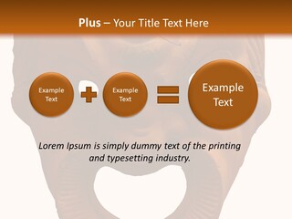 Antique Greek Theatrical Mask Isolated On White PowerPoint Template