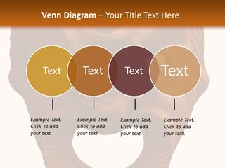 Antique Greek Theatrical Mask Isolated On White PowerPoint Template