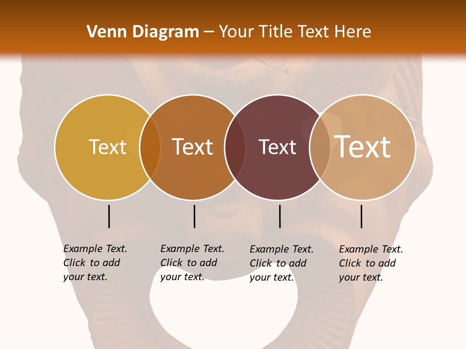 Antique Greek Theatrical Mask Isolated On White PowerPoint Template