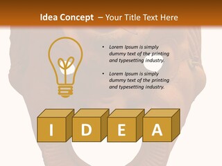 Antique Greek Theatrical Mask Isolated On White PowerPoint Template