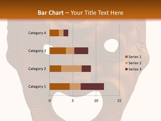 Antique Greek Theatrical Mask Isolated On White PowerPoint Template