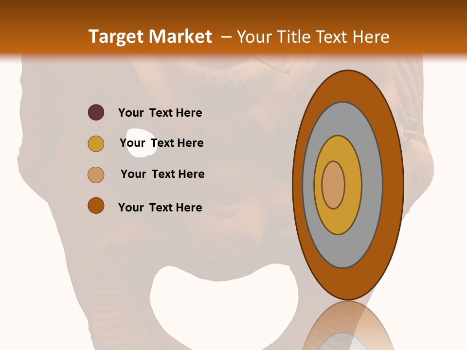 Antique Greek Theatrical Mask Isolated On White PowerPoint Template