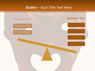 Antique Greek Theatrical Mask Isolated On White PowerPoint Template