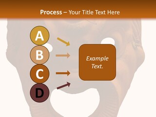 Antique Greek Theatrical Mask Isolated On White PowerPoint Template