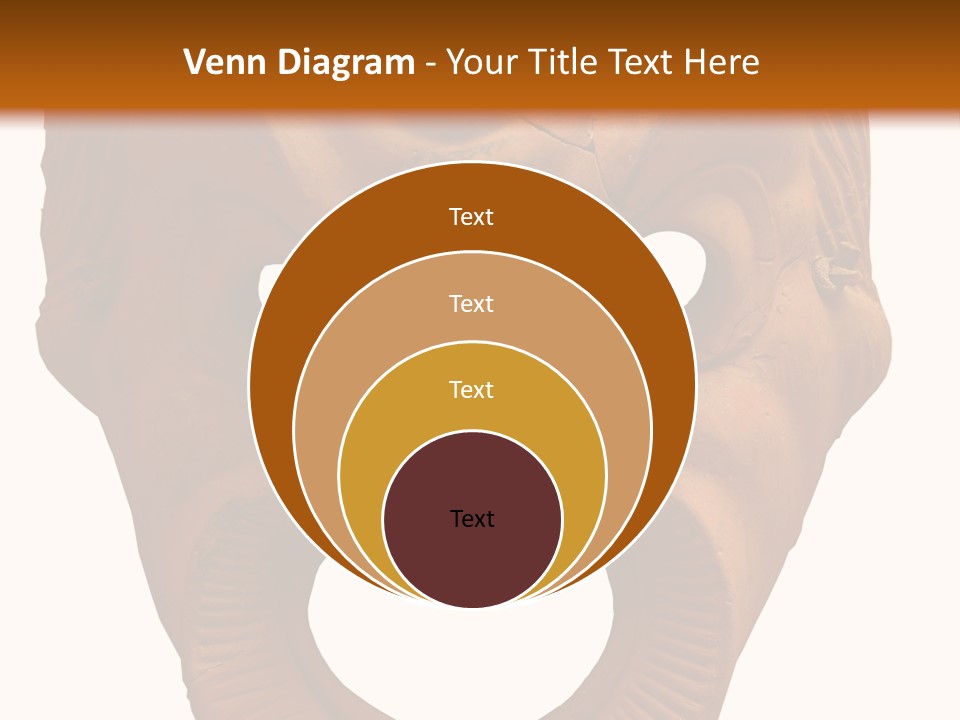 Antique Greek Theatrical Mask Isolated On White PowerPoint Template