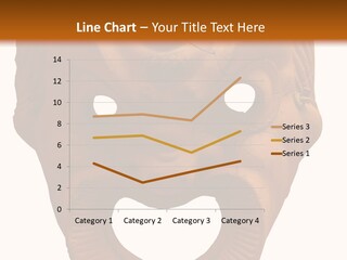 Antique Greek Theatrical Mask Isolated On White PowerPoint Template