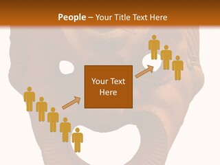 Antique Greek Theatrical Mask Isolated On White PowerPoint Template