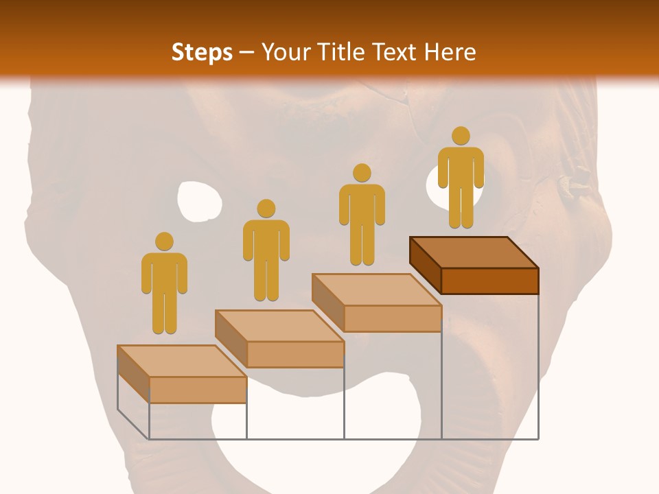 Antique Greek Theatrical Mask Isolated On White PowerPoint Template