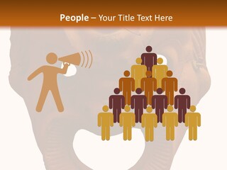 Antique Greek Theatrical Mask Isolated On White PowerPoint Template