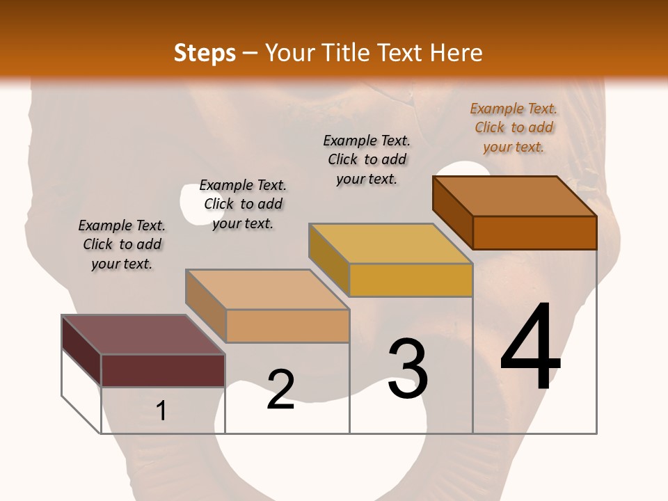 Antique Greek Theatrical Mask Isolated On White PowerPoint Template