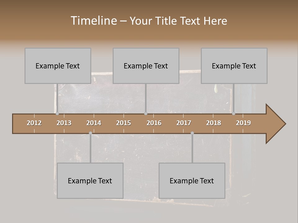 Old Suitcase Isolated On Black Background PowerPoint Template