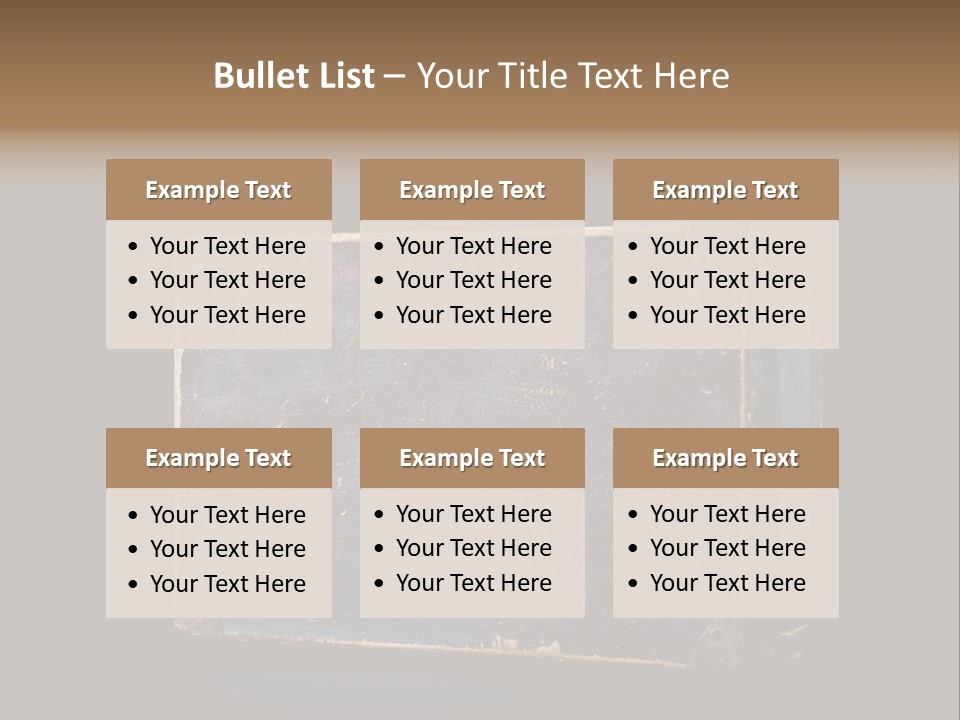 Old Suitcase Isolated On Black Background PowerPoint Template