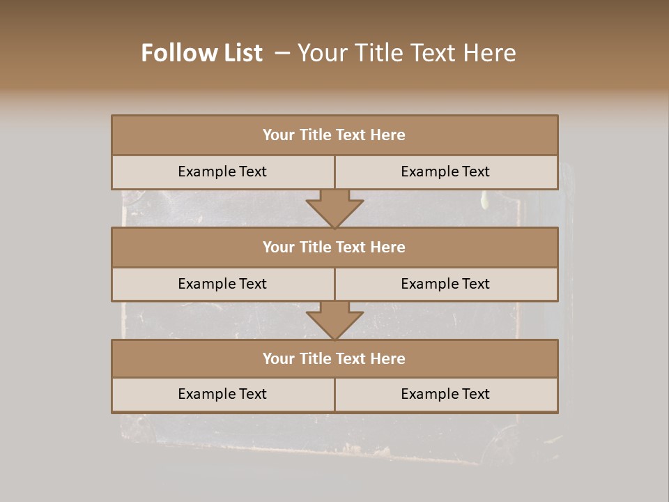 Old Suitcase Isolated On Black Background PowerPoint Template