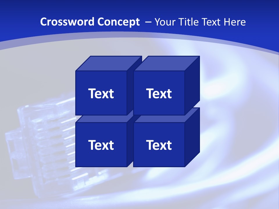Net Cable PowerPoint Template